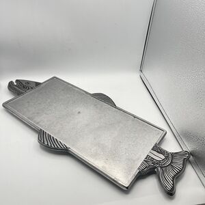 Wilton Armetale Pewter Fish Plank Serving Tray 21 1/2" Long Collectable